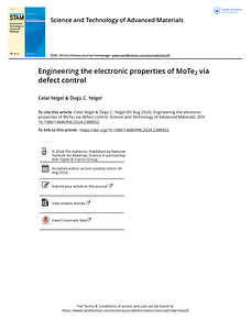 Engineering the electronic properties of MoTe2 via defect control.pdf