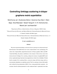 2024A00241G_Main-Controlling Umklapp Scattering in a Bilayer Graphene Moire Superlattice.pdf
