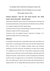 Ce-Doped SnO2 Electron Transport Layer by Shamim.docx